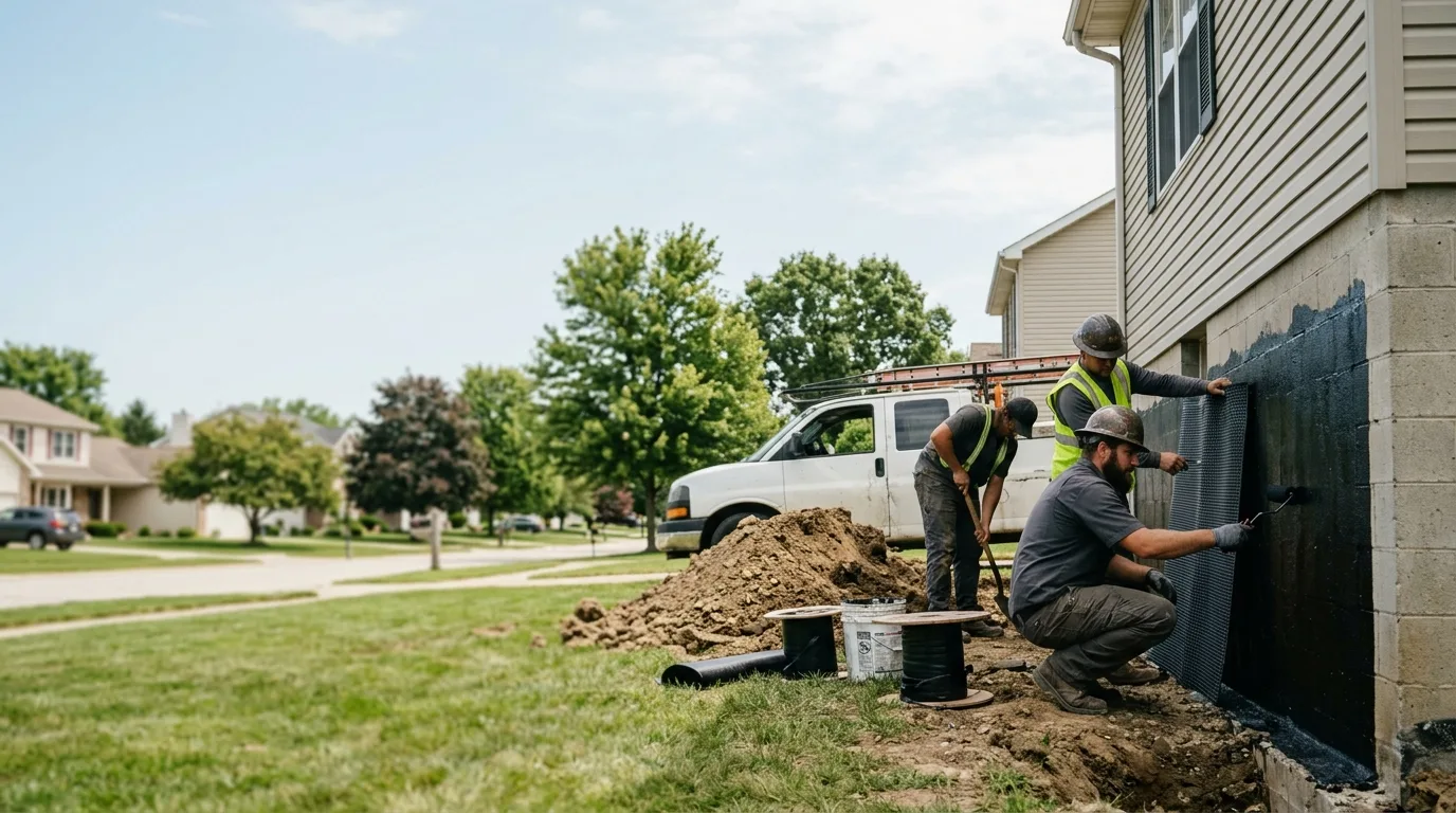Basement Waterproofing in Mulkeytown, IL near me